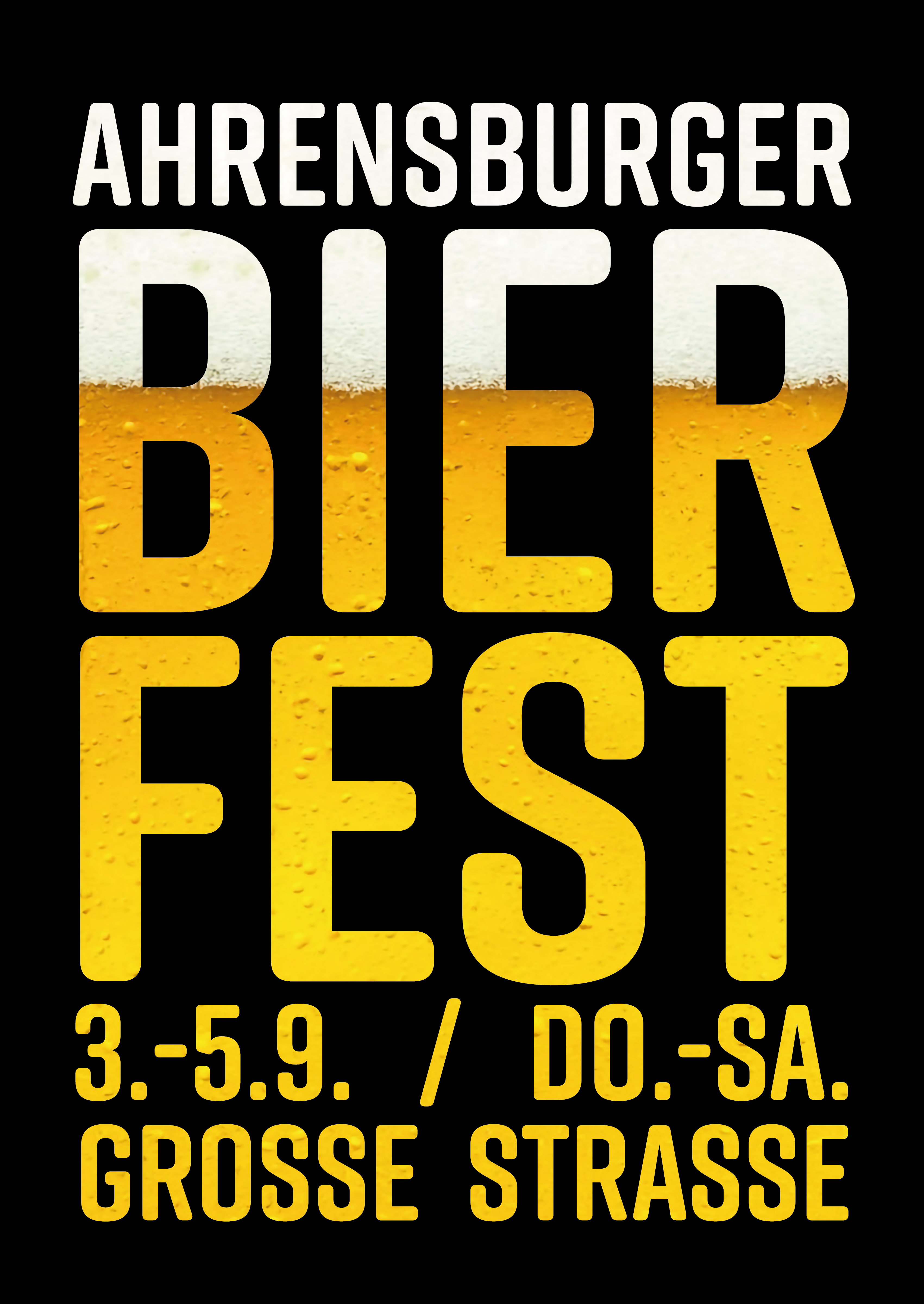 Plakat Bierfest Ahrensburg 2026