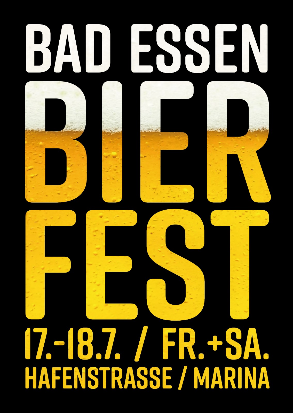 Plakat Bierfest Bad Essen 2026