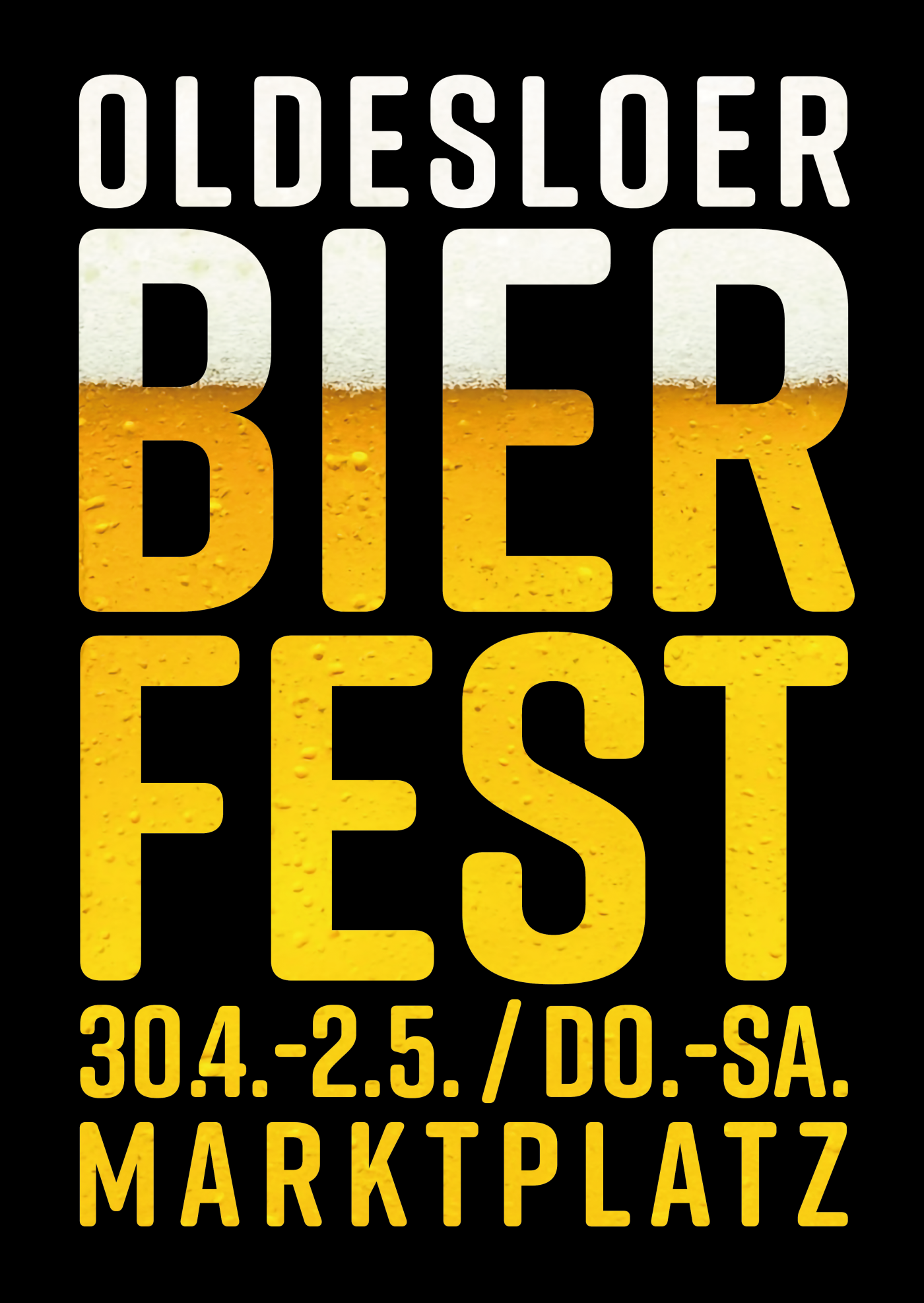 Plakat Bierfest Bad Oldesloe 2026