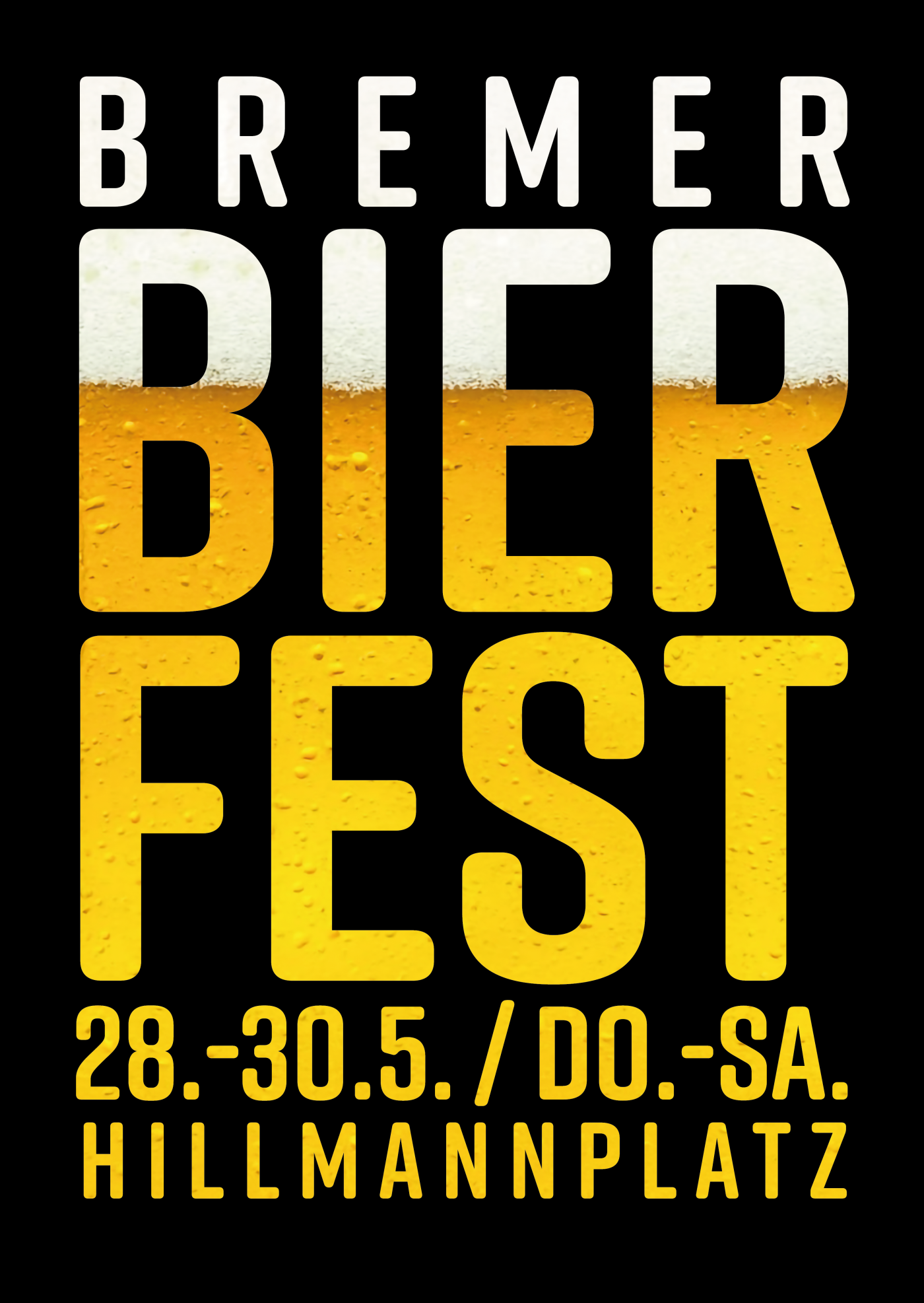 Plakat Bierfest Bremen 2026
