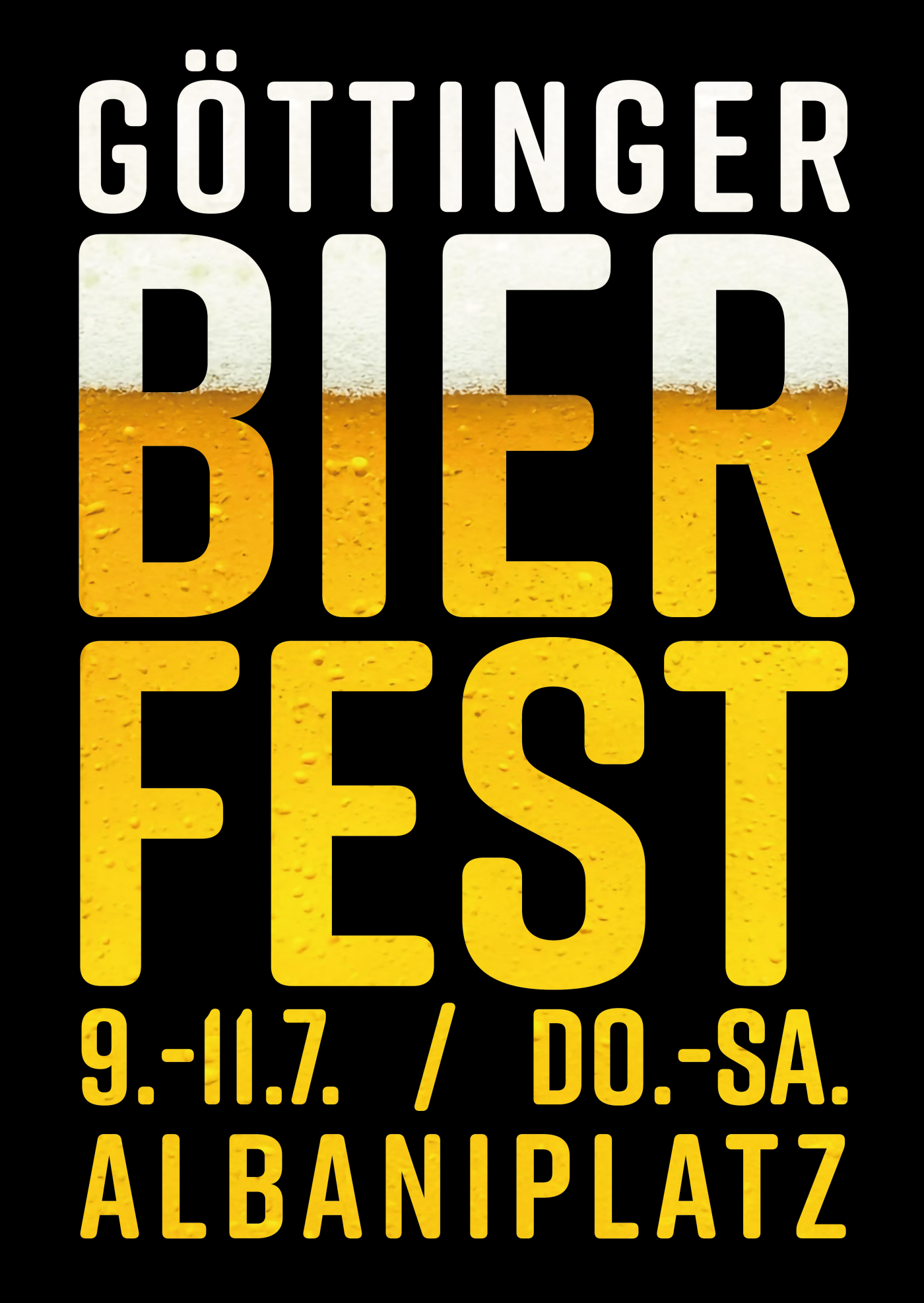 Plakat Bierfest Göttingen 2026