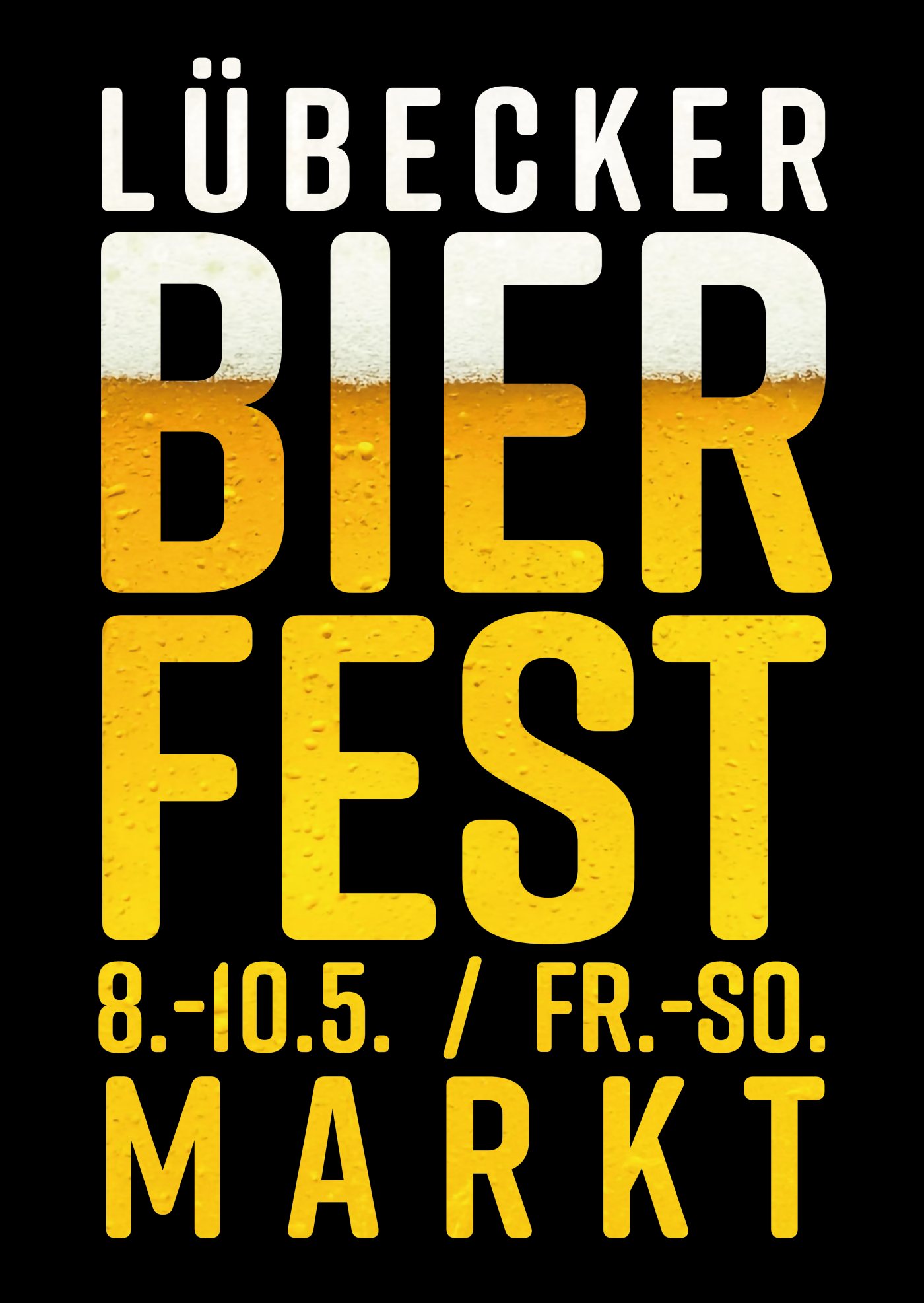 Plakat Bierfest Lübeck 2026