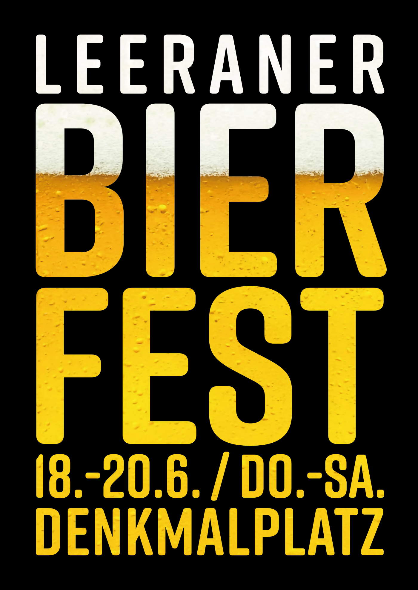 Plakat Bierfest Leer 2026
