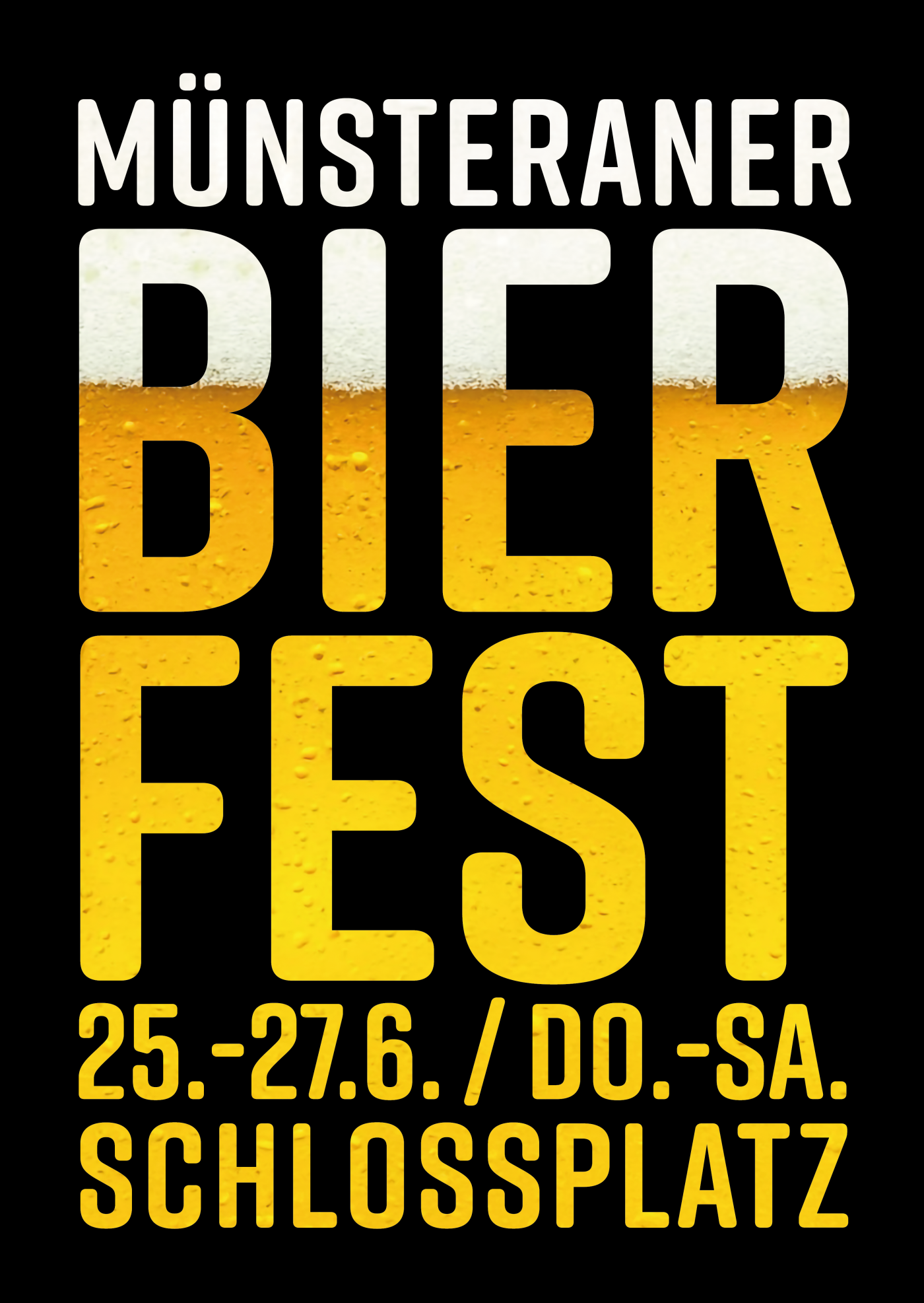 Plakat Bierfest Münster 2026