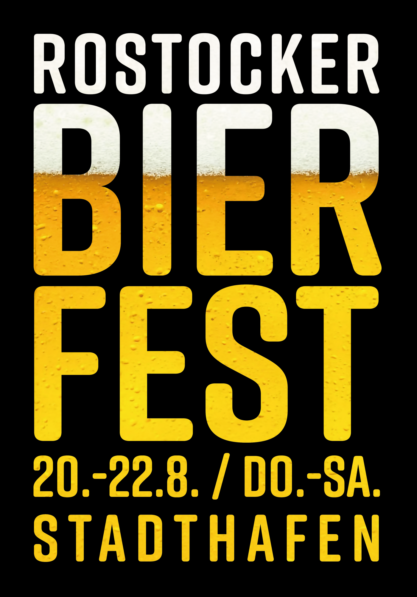 Plakat Bierfest Rostock 2026