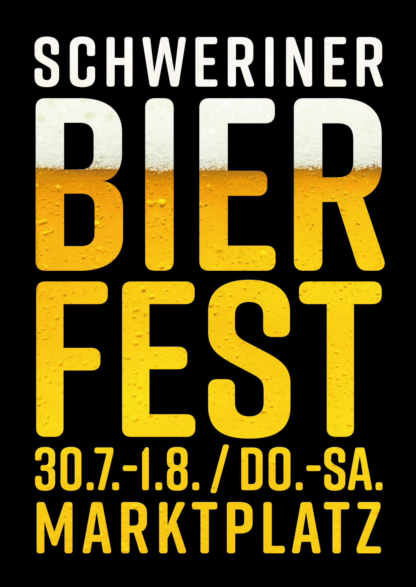 Plakat Bierfest Schwerin 2026