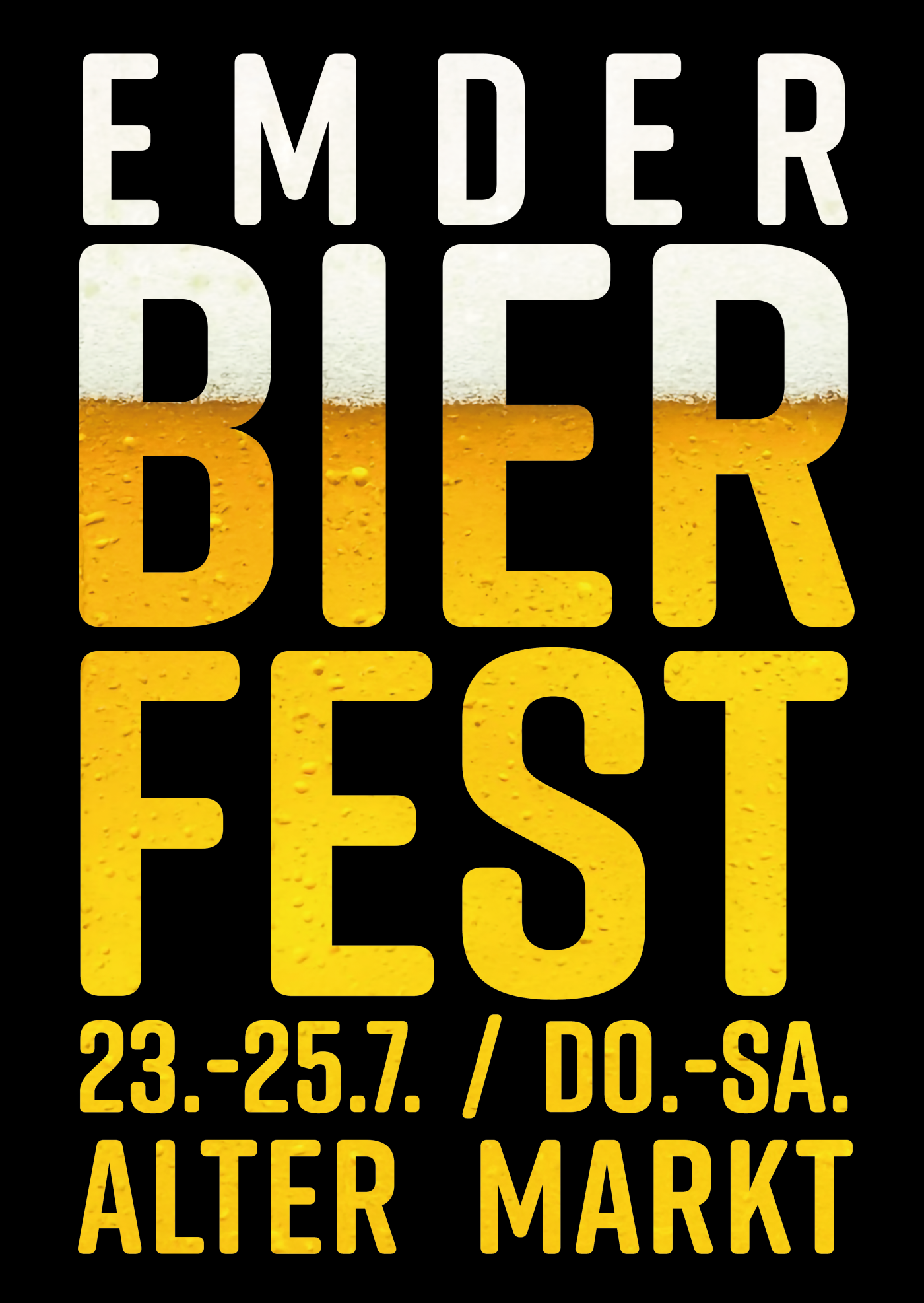 Plakat Bierfest Emden 2026