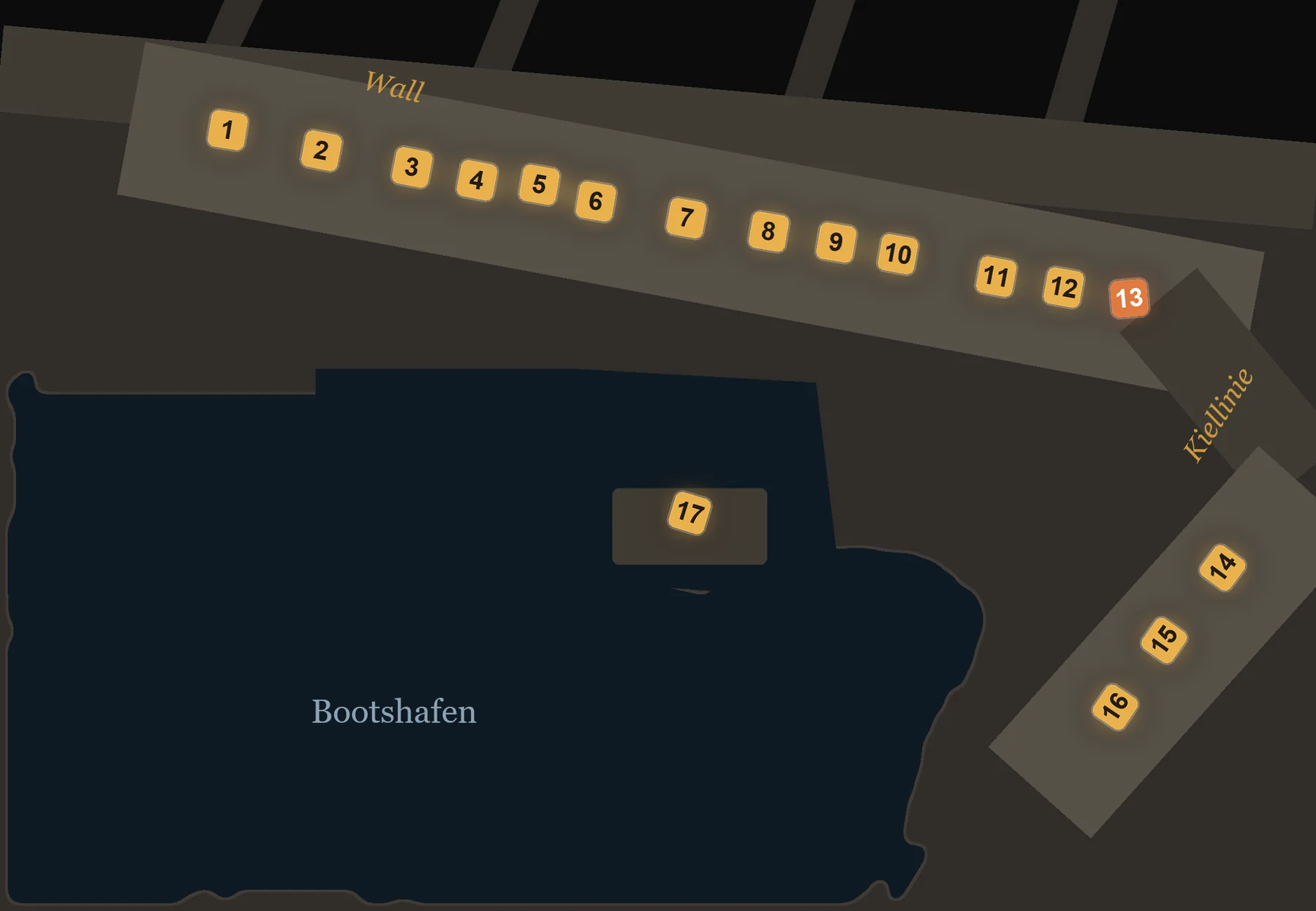 Lageplan Bierfest Kiel 2026